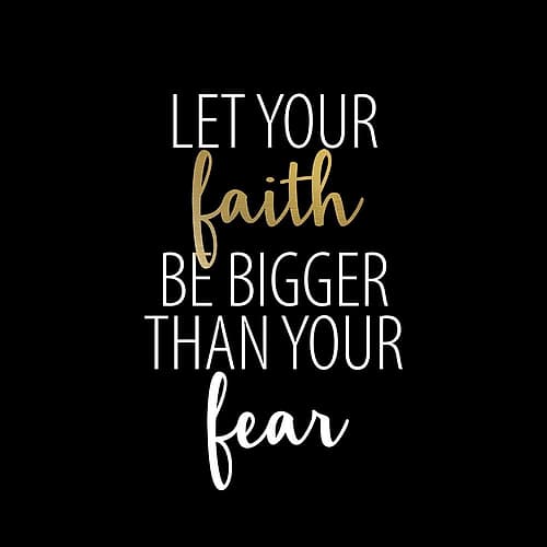 Faith Leopard 2 Inspirational Print
