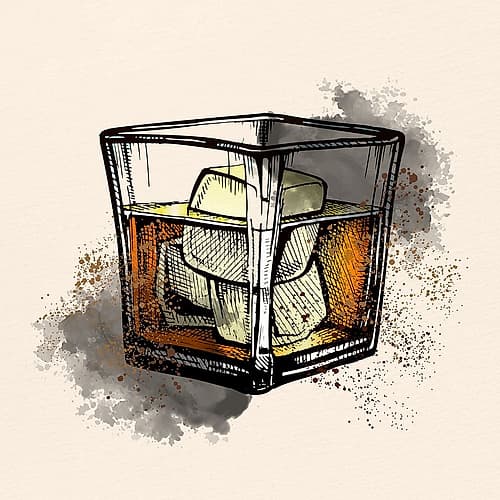 Whiskey Glass 2 Art Print