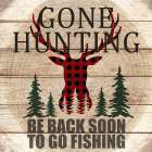 Gone Hunting Art Print