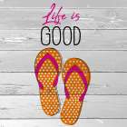 Flip Flop Life Art Print