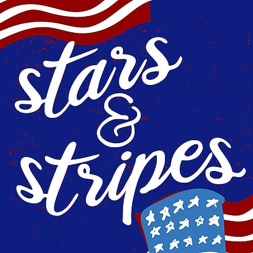 Happy 4th 3 Signs Print