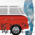 Lets Go to the Beach Art Print