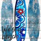 Lifes a Beach Art Print