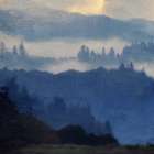 Mountain Range Art Print