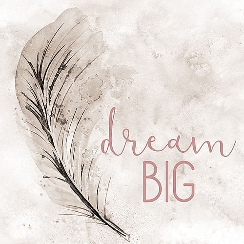 Dream Free 1 Inspirational Print
