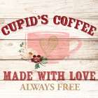 Cupids Coffee Art Print