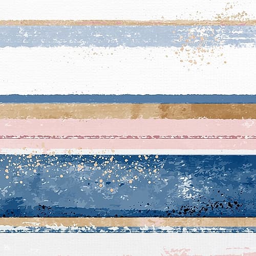 Abstract Stripes 1 Art Print by Kimberly Allen