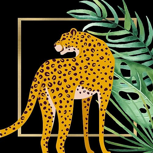 Be Wild Leopard 2 Art Print by Kimberly Allen