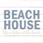 Beach House Art Print