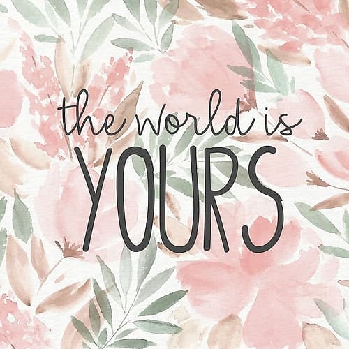The World is Yours Art Print