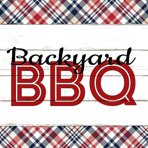 Backyard BBQ Art Print