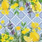 Lemon Tile 3 Art Print