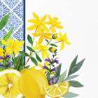 Lemon Tile 2 Art Print