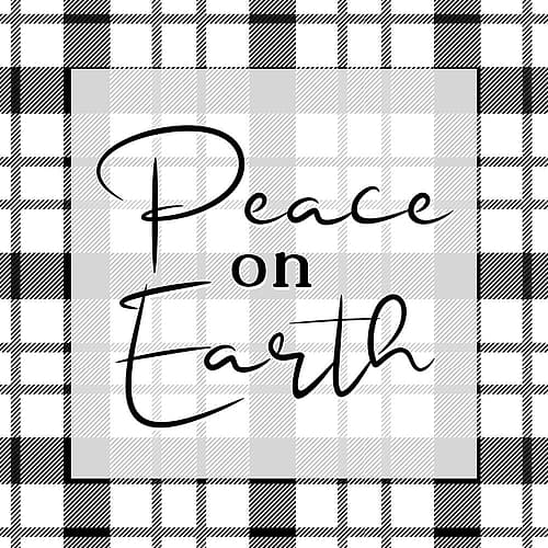 Peace on Earth v2 Holidays Print