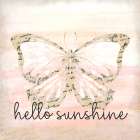 Hello Sunshine Butterfly Art Print