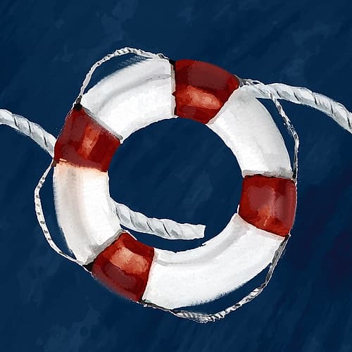 Anchored 2 Art Print