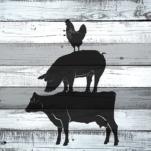 Moo Oink Art Print