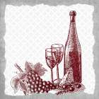 Good Times Wine 4 Art Print