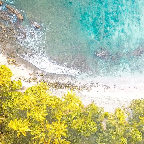 Tropic Aerial 1 Coastal Print