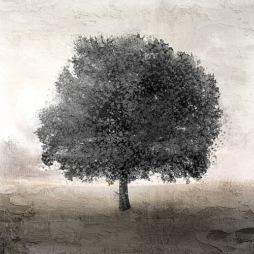 Tree Silhouette 2 Landscape Print
