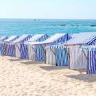 Beach Stripes Art Print