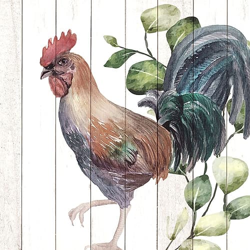 Poultry Farm 2 V2 Art Print