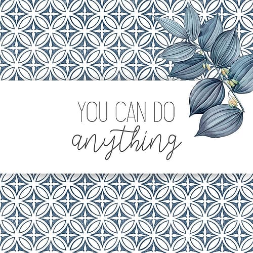 You Can Inspirational Print
