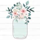 Floral Jar 1 Art Print