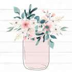 Floral Jar 2 Art Print