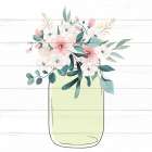Floral Jar 3 Art Print