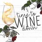 Time to Wine Down Art Print