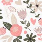 Soft Garden Floral 2 Art Print