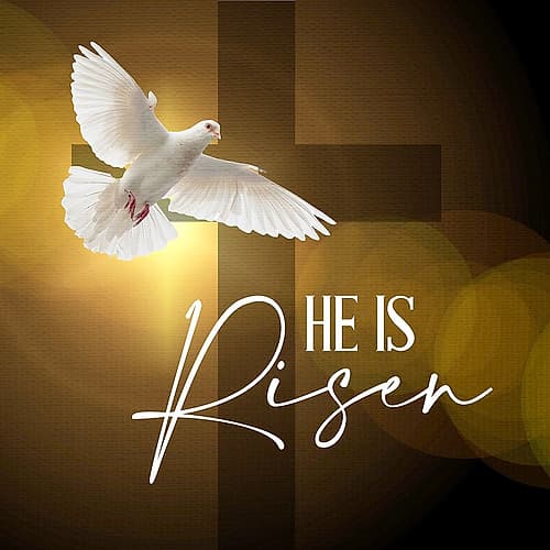 He is Risen Religious Print