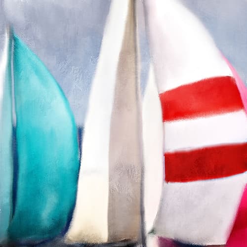 Lets Sail Coastal Print