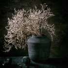 Stone Vase Shadow Art Print