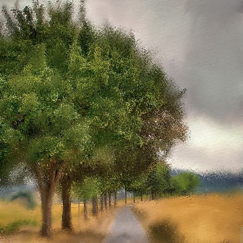 Dusky Sky Landscape Print