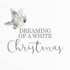 Dreaming Of A White Christmas Bird Art Print