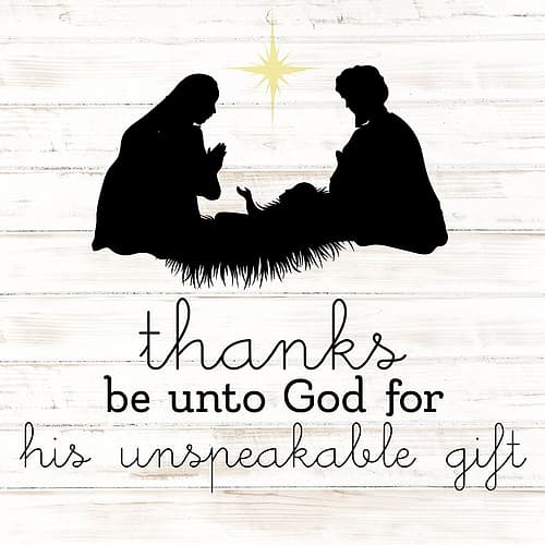 Thanks Be Unto Art Print