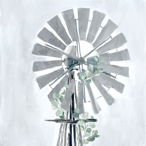 Eucalyptus Windmill Art Print