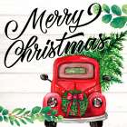Red Christmas Art Print