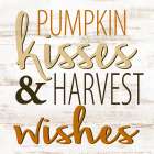 Pumpkin Kisses Art Print