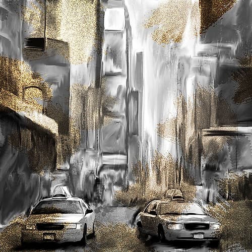 Times Square V2 Nature Print