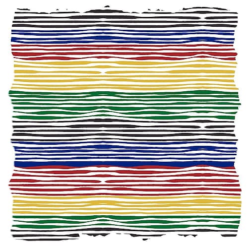Colorful Stripes Art Print