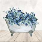 Blue Bath 1 Art Print