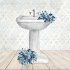 Blue Bath 3 V2 Art Print