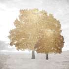 Tree Golds Landscape Print