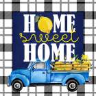 Lemon Plaid 1 Kitchen Print