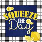 Lemon Plaid 2 Kitchen Print