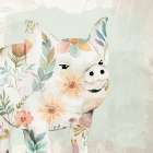 Floral Farm 3 Art Print