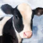 Farm Blue 1 Art Print